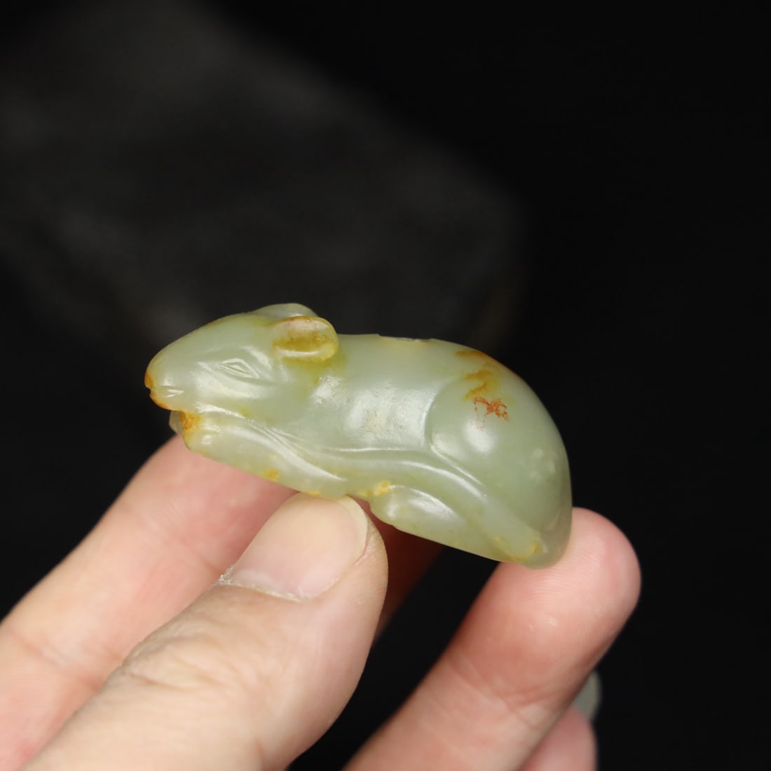 Chinese natural jade carved ornaments Qing dynasty (1 of 9)