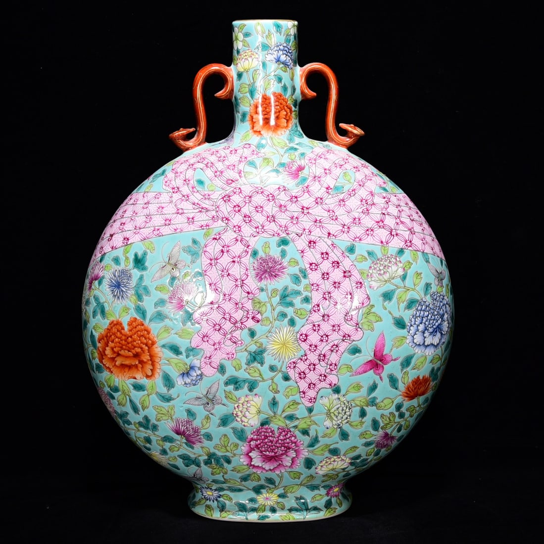 Chinese famille rose porcelain vase Qing dynasty Qianlong Mark & Period (1 of 9)