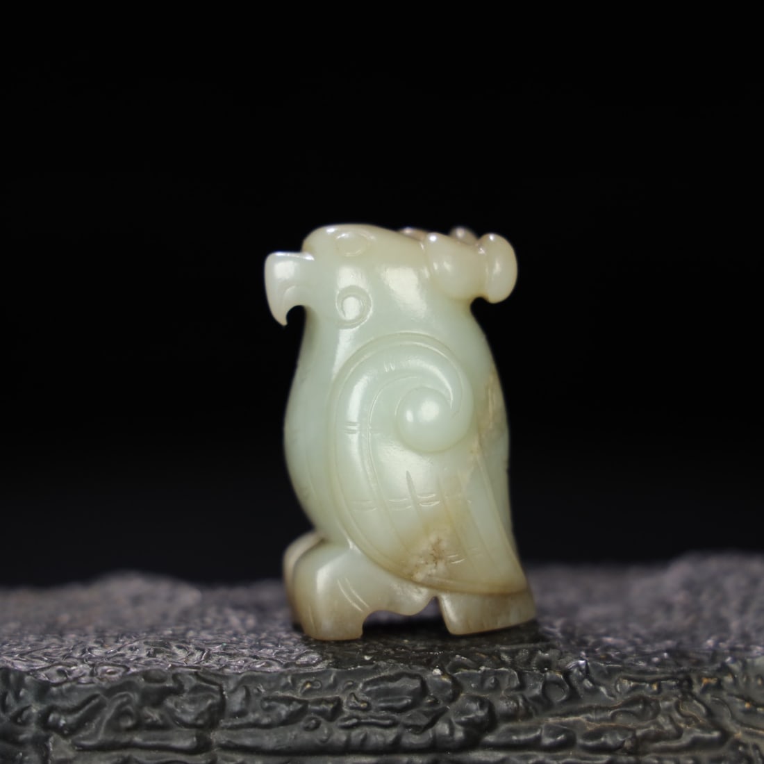 Chinese natural jade carved ornaments Qing dynasty (1 of 9)