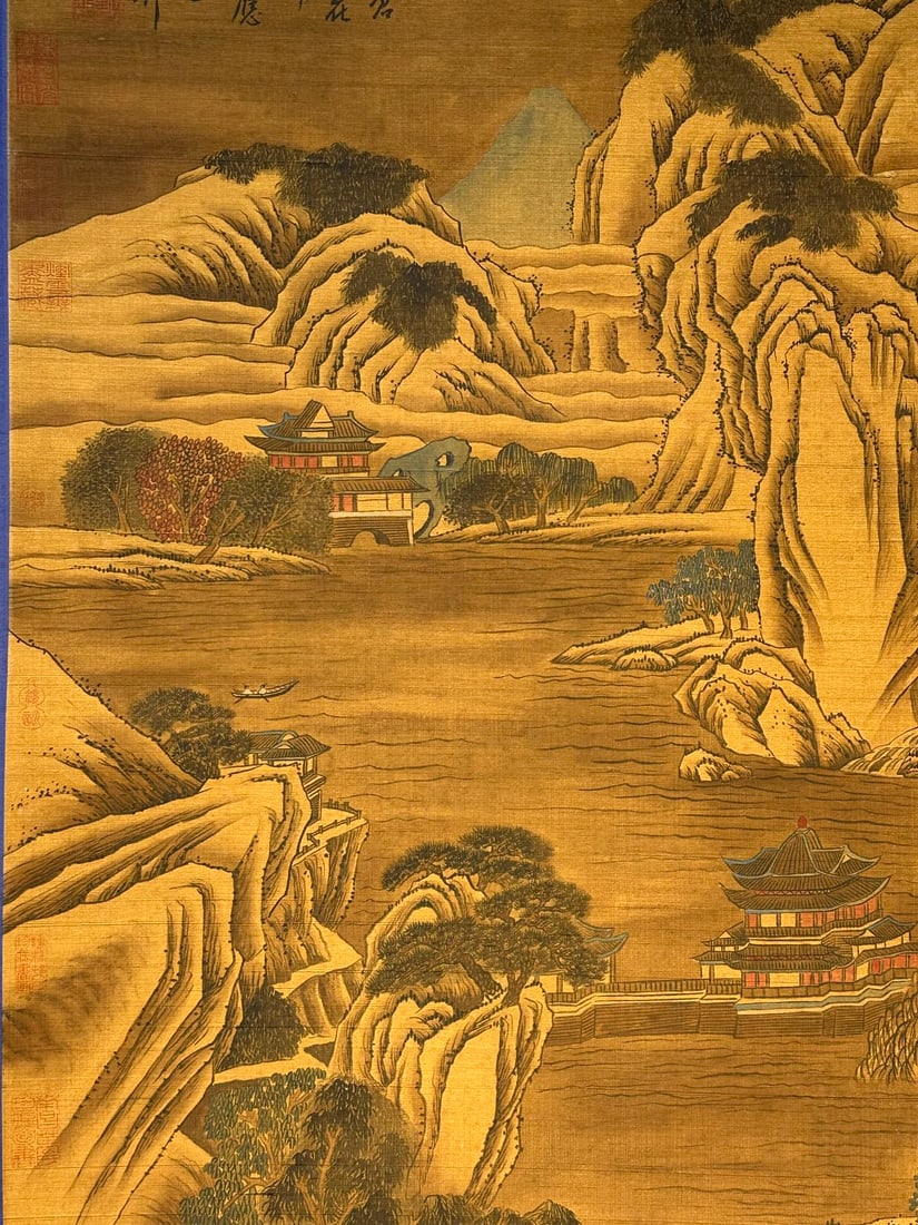 Chinese scroll painting Five Dynasties Li Cheng - 5