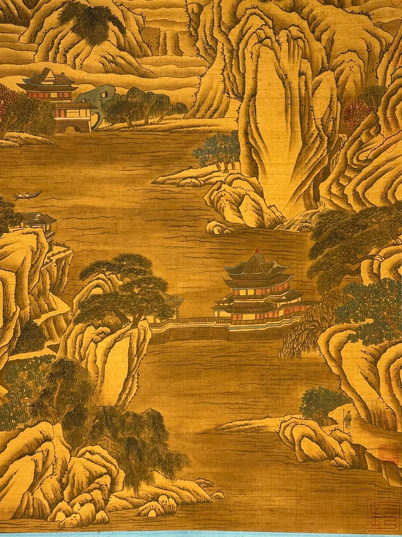 Chinese scroll painting Five Dynasties Li Cheng - 7