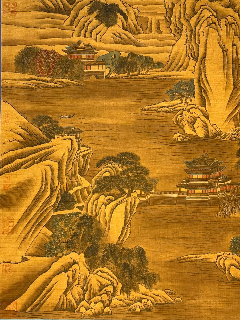 Chinese scroll painting Five Dynasties Li Cheng - 8