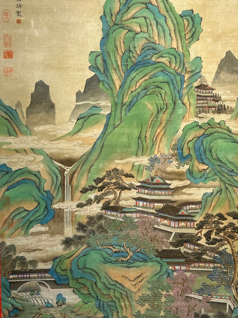 Chinese scroll painting Song dynasty Zhao Boju - 5