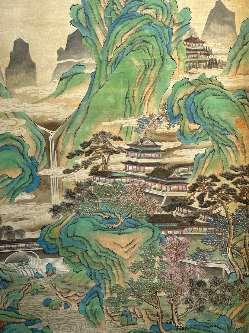 Chinese scroll painting Song dynasty Zhao Boju - 7