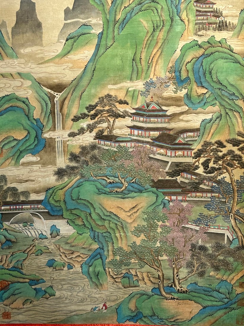 Chinese scroll painting Song dynasty Zhao Boju - 8