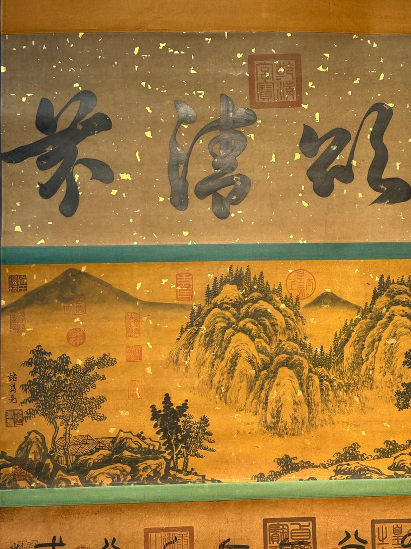 Chinese scroll painting Han dynasty Zhuge Liang - 3