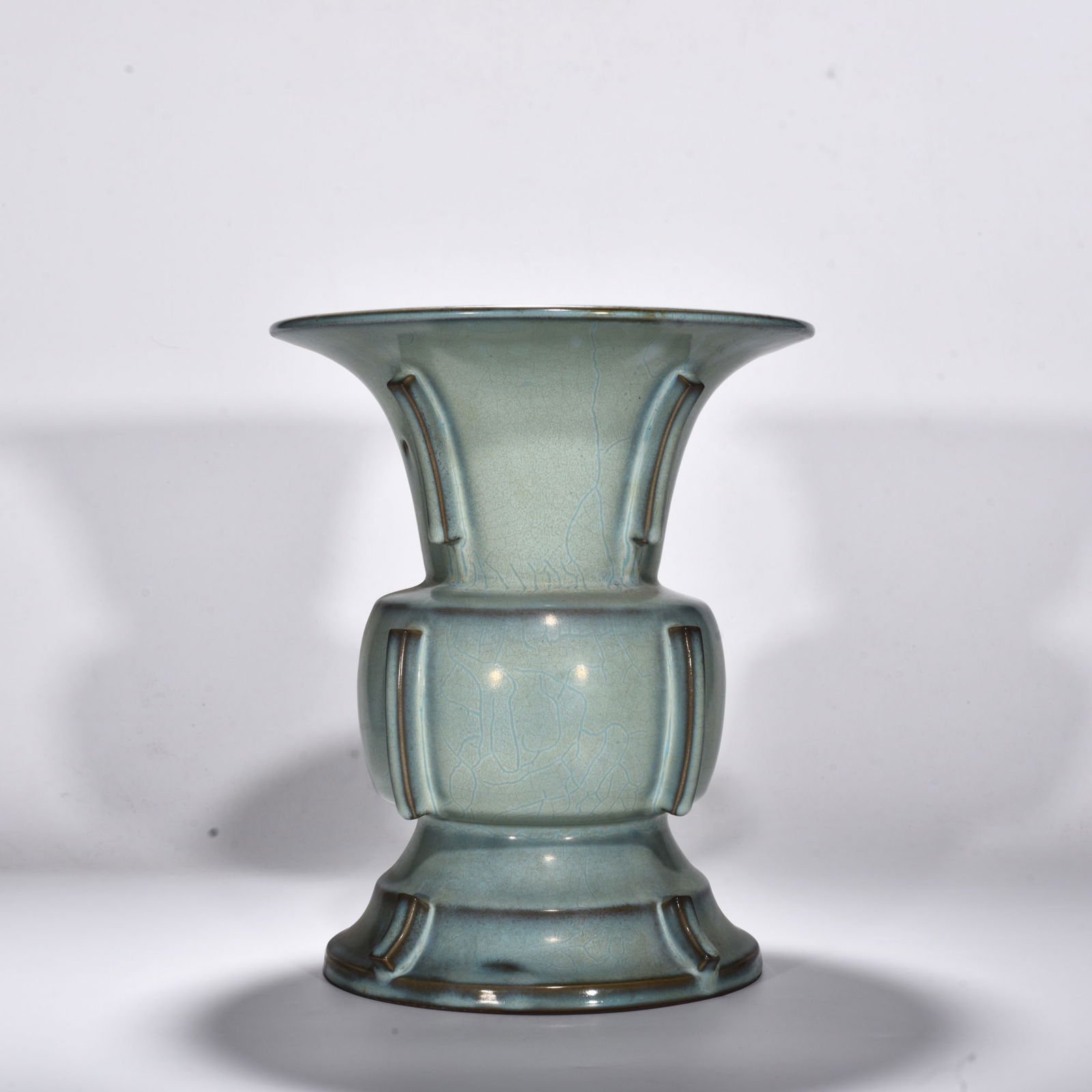 Song Dynasty Jun kiln Sky blue glaze halberd statue (1 of 9)