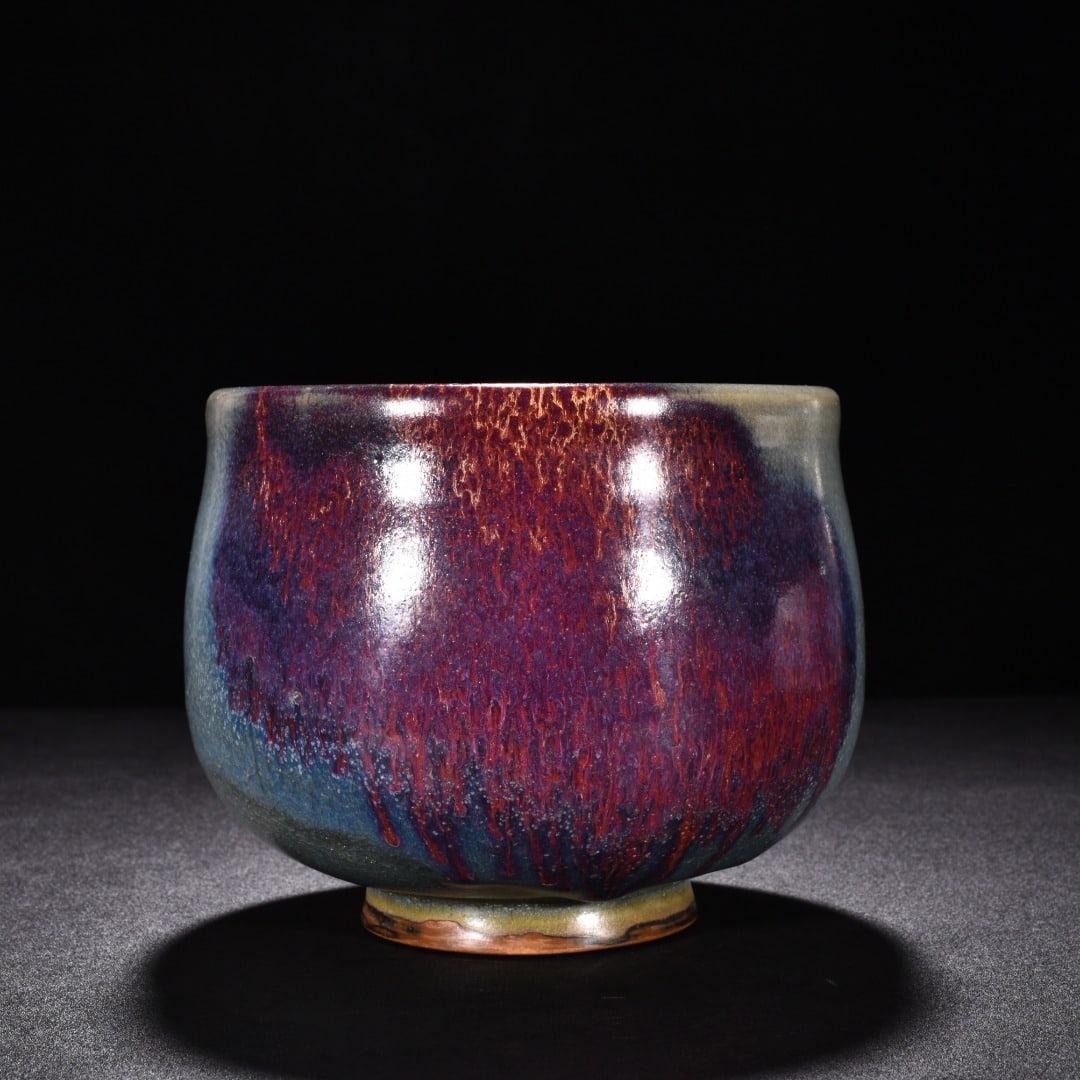 Song Dynasty Jun kiln obsidian rose purple glaze Arhat bowl: Size: Width 20 cm - Height 16 cm Materials: Porcelain Time Period: Song dynasty Manufactured Date: 10th-c Period Object: Chinese Antique ⛨ Purchase With Confidence ✔ Verified Auctio