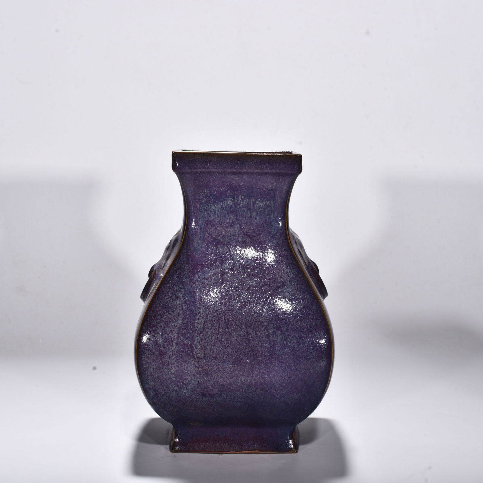 Song Dynasty Jun kiln rose purple square eared vase: Size: Height 26 cm - Width 16 cm Materials: Porcelain Time Period: Song dynasty Manufactured Date: 10th-c Object: Chinese Antique ⛨ Purchase With Confidence ✔ Verified Auction House