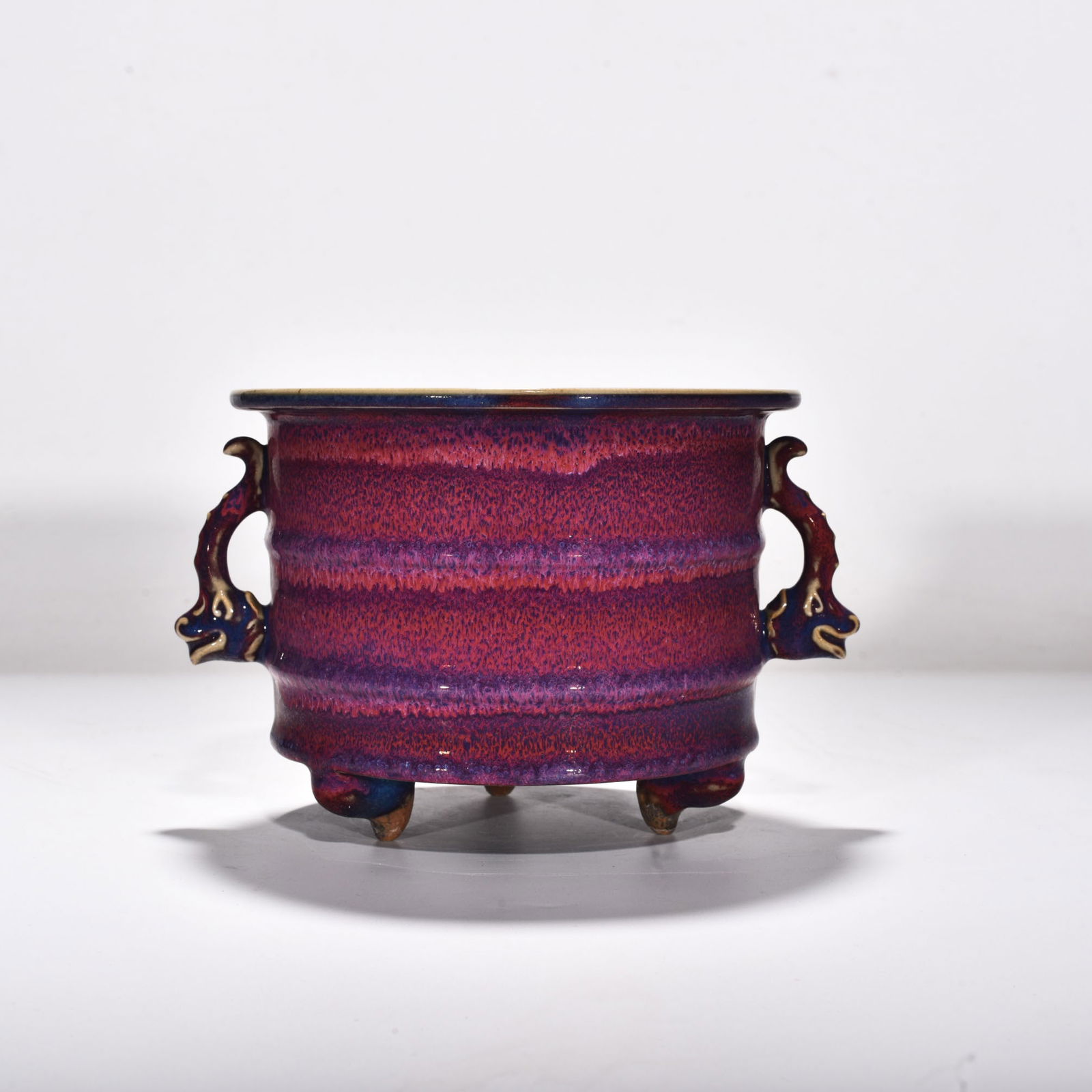 Song Dynasty Jun kiln rose purple glaze furnace: Size: Height 14 cm - Width 20 cm Materials: Porcelain Time Period: Song dynasty Manufactured Date: 10th-c Object: Chinese Antique ⛨ Purchase With Confidence ✔ Verified Auction House
