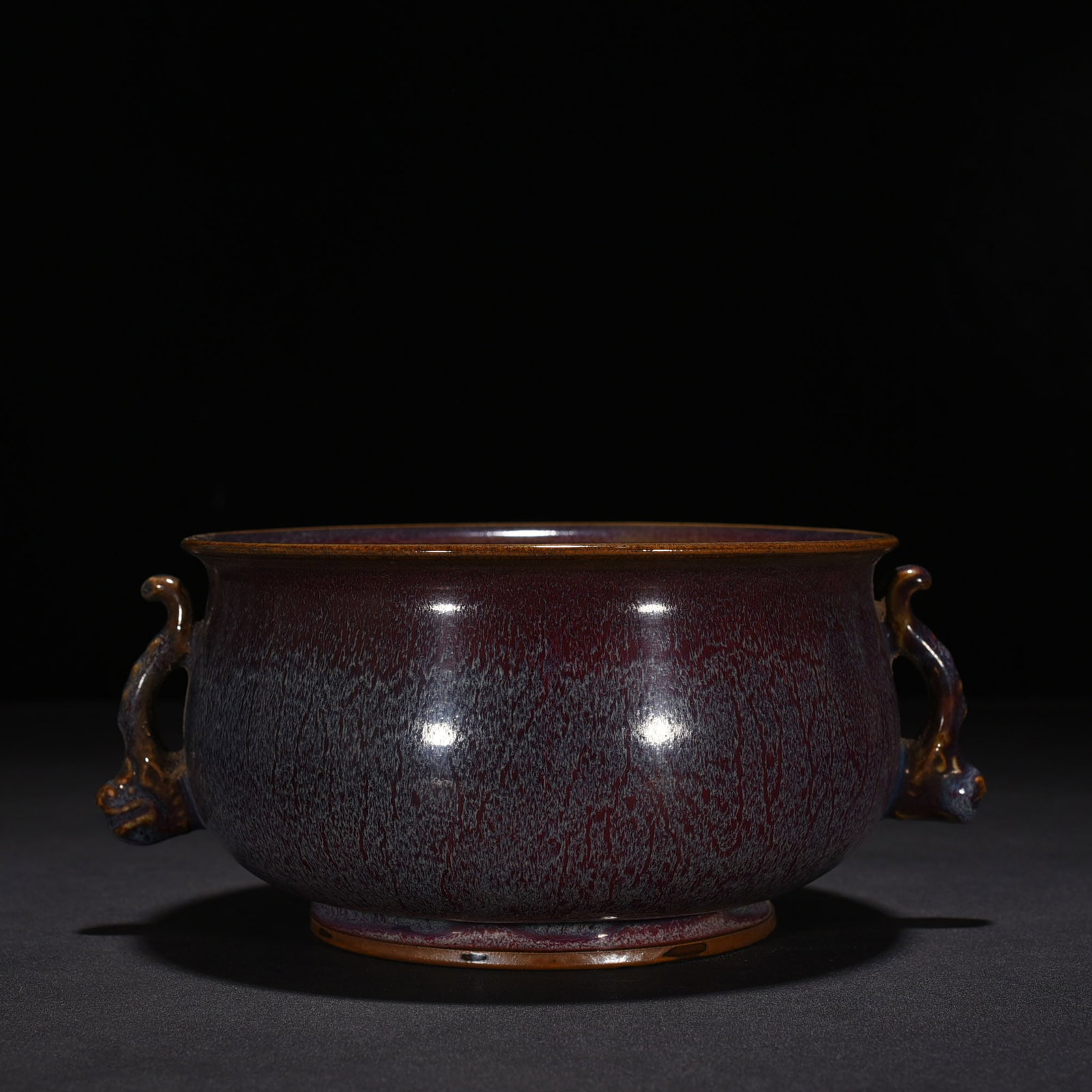 Song Dynasty Jun kiln rose purple glaze wormwood stove: Size: Width 22 cm - Height 10.5 cm Materials: Porcelain Time Period: Song dynasty Manufactured Date: 10th-c Period Object: Chinese Antique ⛨ Purchase With Confidence ✔ Verified Auct
