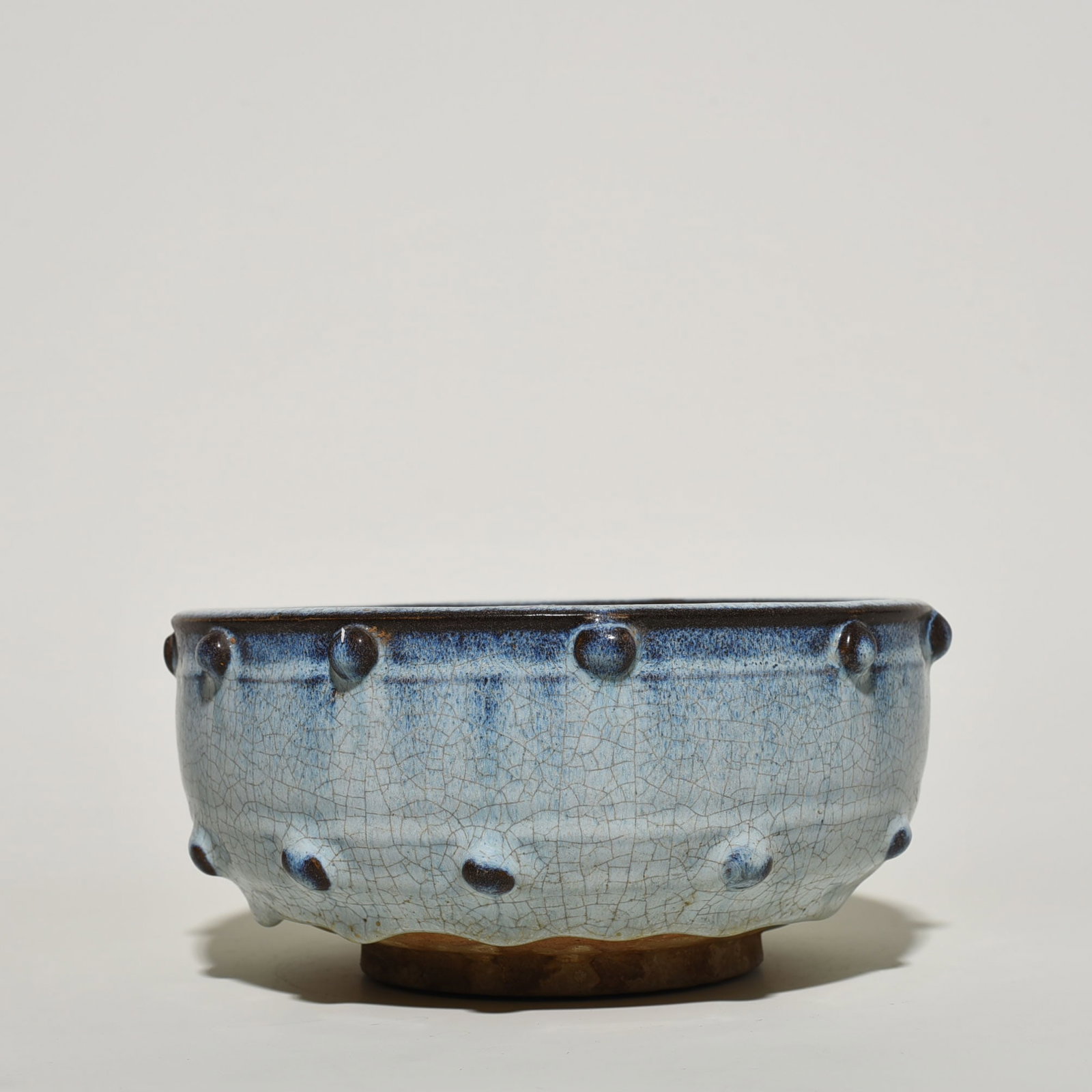 Song Dynasty Jun Kiln Variable Glaze Drum Nail Washer: Size: Width 18 cm - Height 9 cm Materials: Porcelain Time Period: Song dynasty Manufactured Date: 10th-c Period Object: Chinese Antique ⛨ Purchase With Confidence ✔ Verified Auction