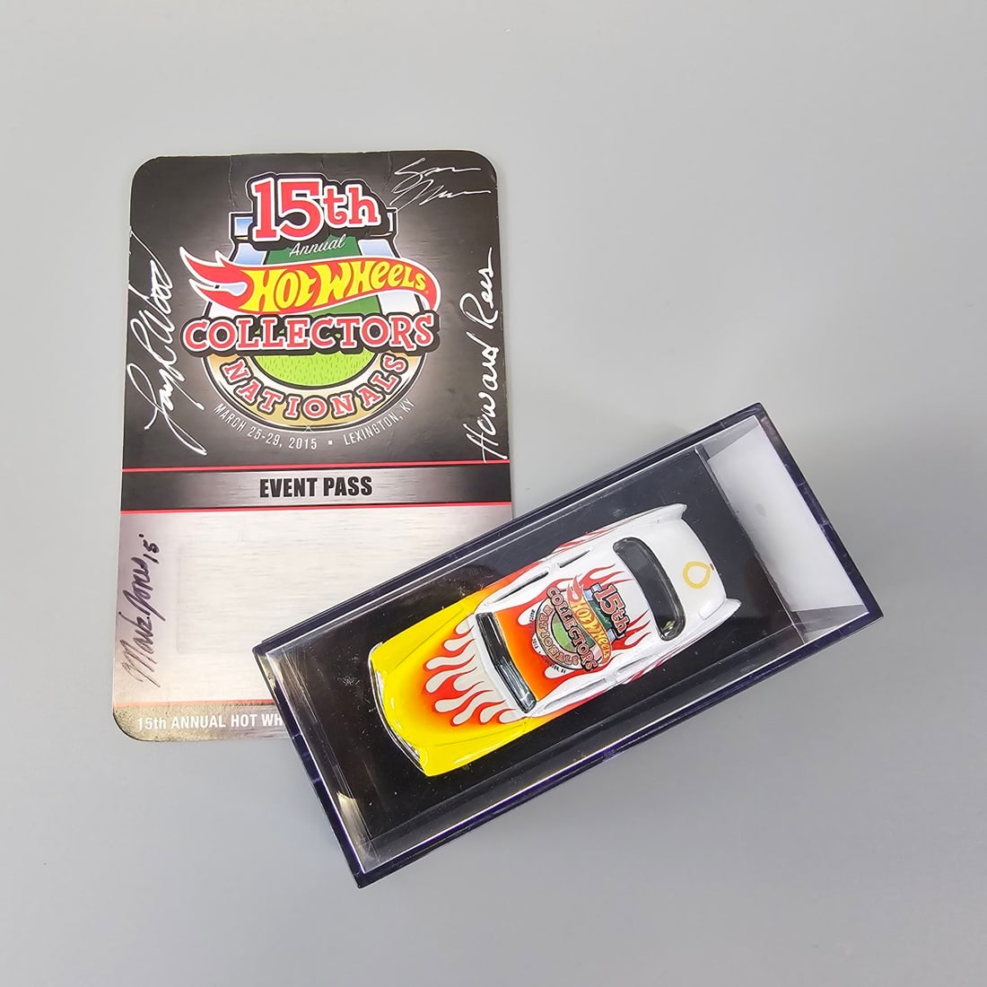 Hot wheels Nationals Charity Car and Badge (1 of 6)