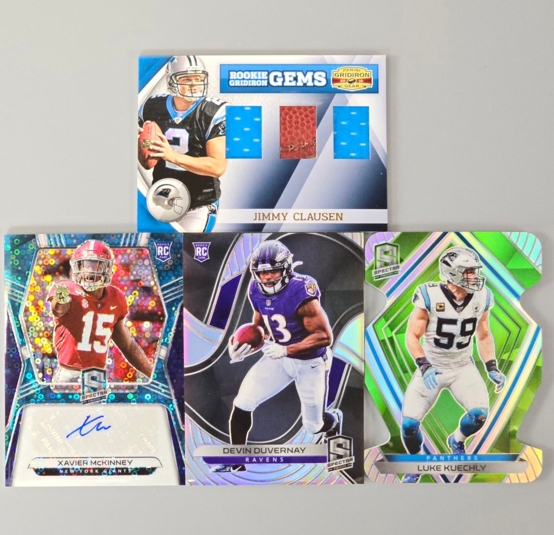 NFL die cut inserts and player worn materials (1 of 20)