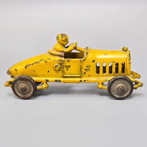 Hubley 1930's Cast Iron Boat Tail Racer