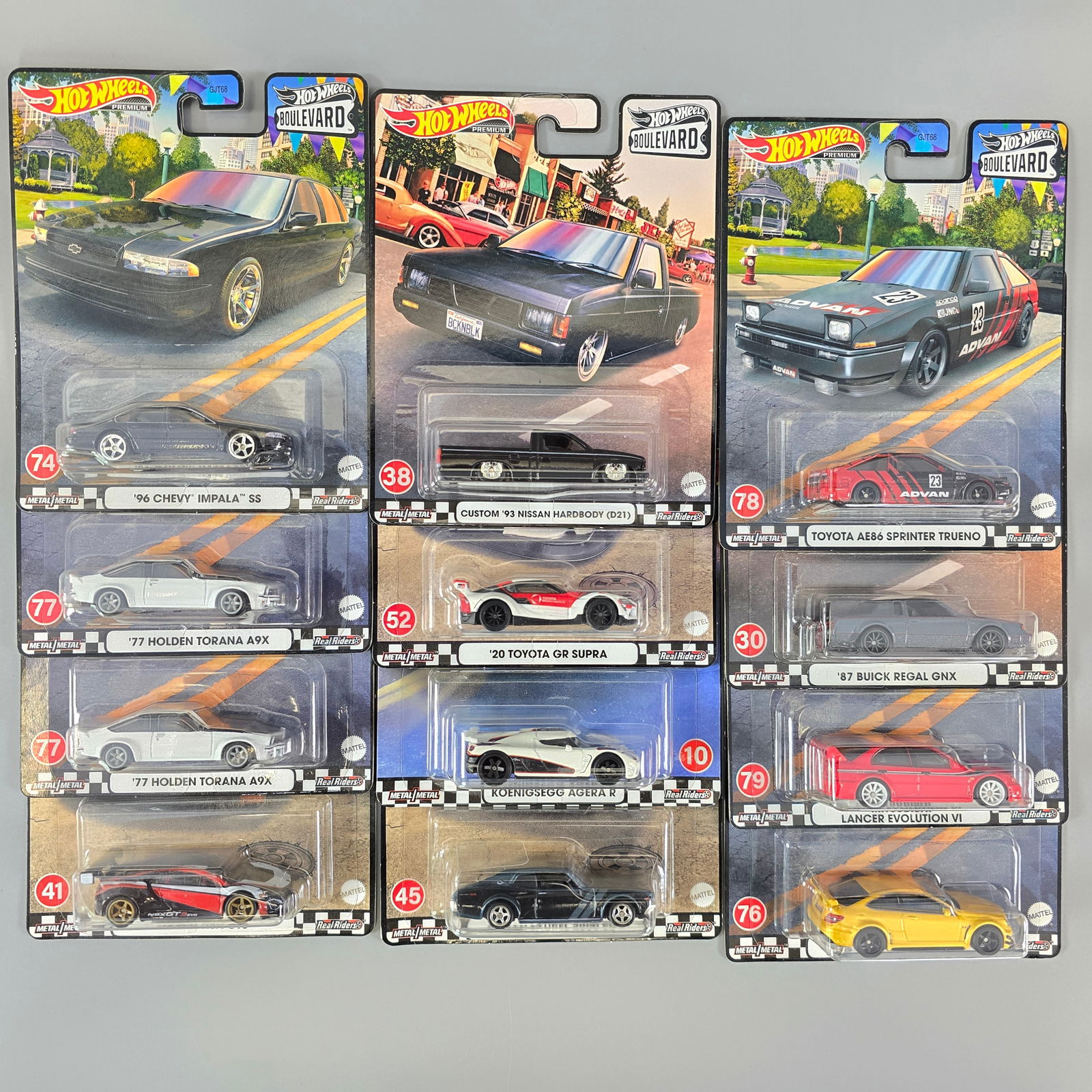 Hot Wheels Car Culture lot of 12 pcs of Boulevard Walmart exclusives (1 of 20)