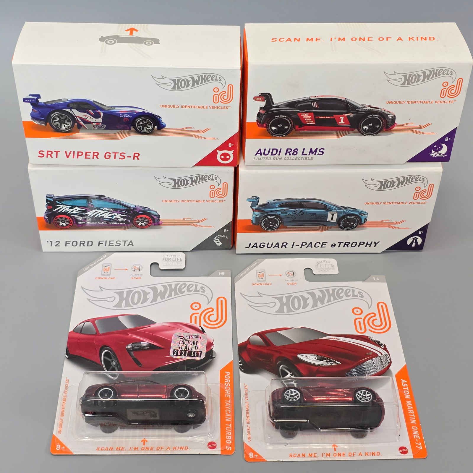 Hot Wheels ID lot of 6 pcs (1 of 8)