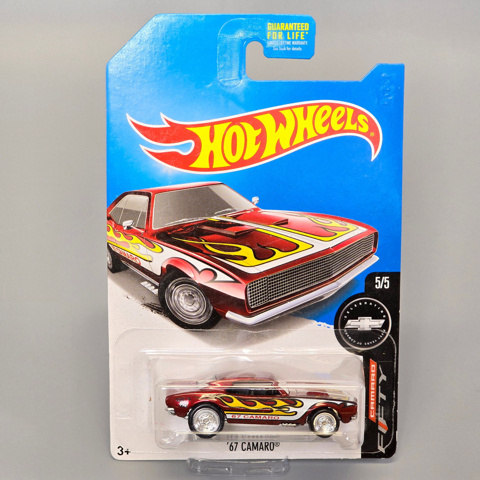 Hot Wheels Super Treasure Hunt '67 Camaro: Card: excellent with just a tiny bit of edge wear in lower right corner area Blister/Bubble: looks to be clear and firmly attached, little to no wear