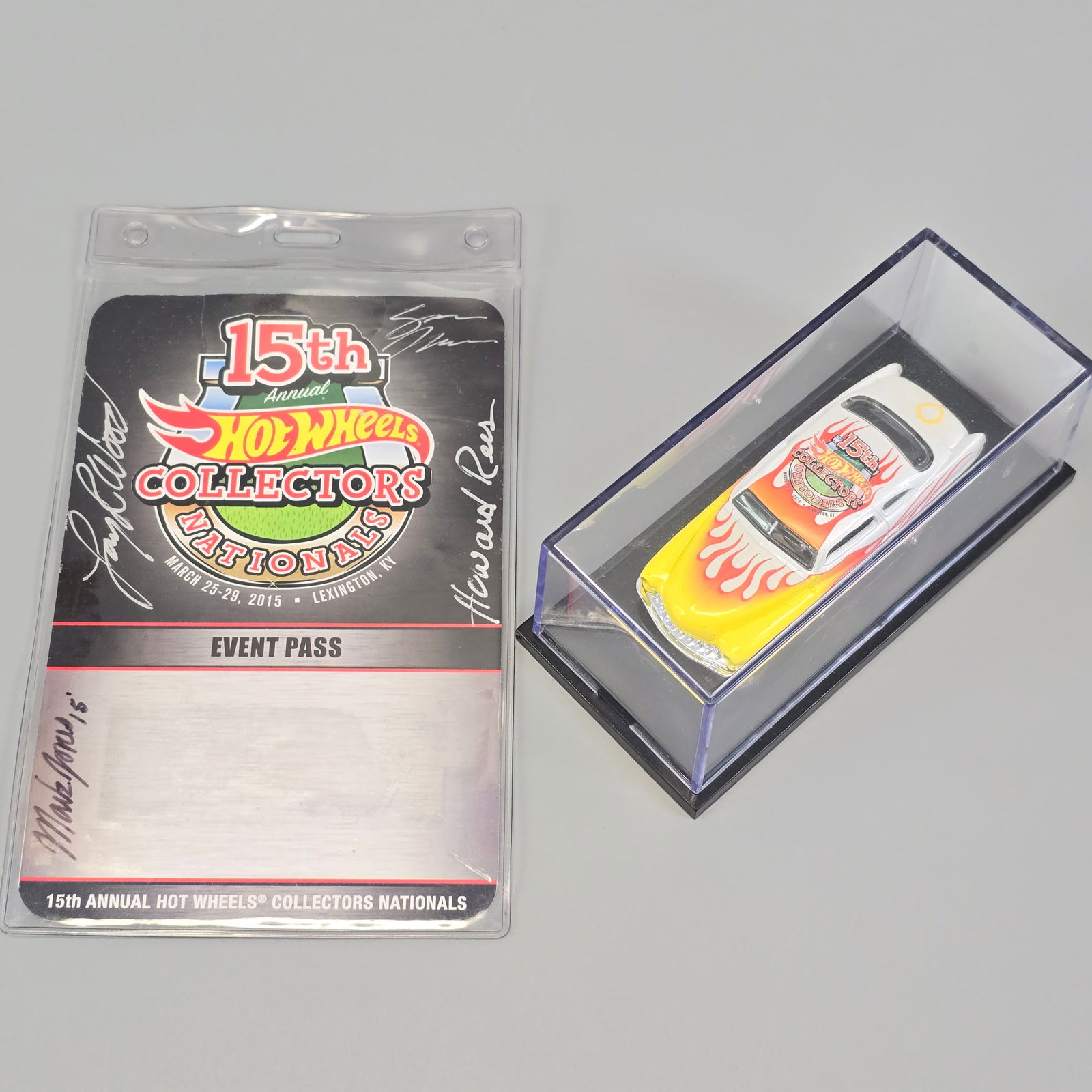 Hot Wheels 15th Annual Collectors Nationals Mercury and badge (1 of 7)