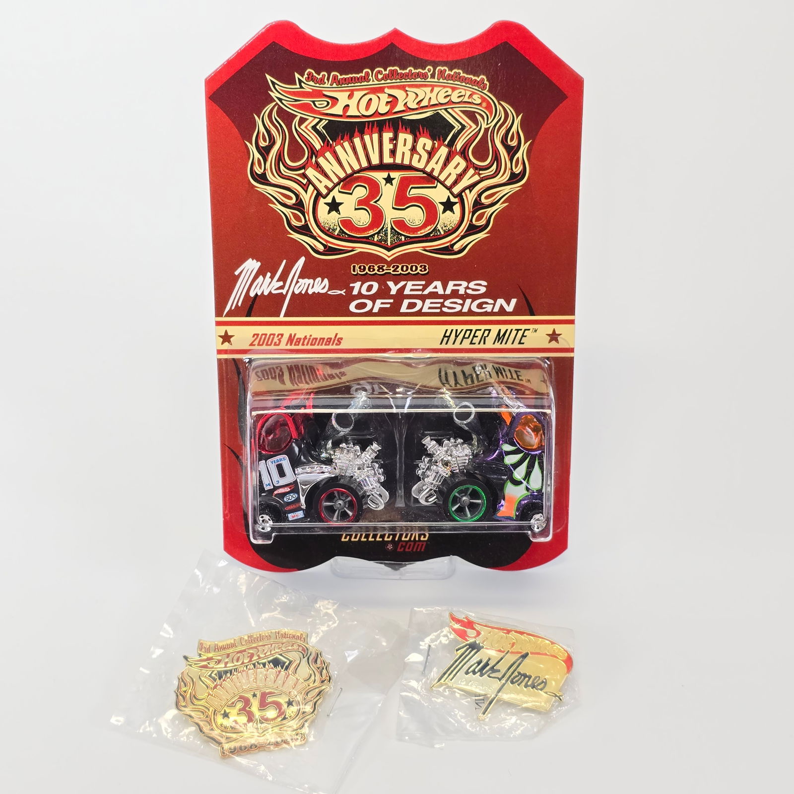 Hot Wheels 3rd Annual Collectors Nationals Hyper Mite with Mark Jones Pins (1 of 15)