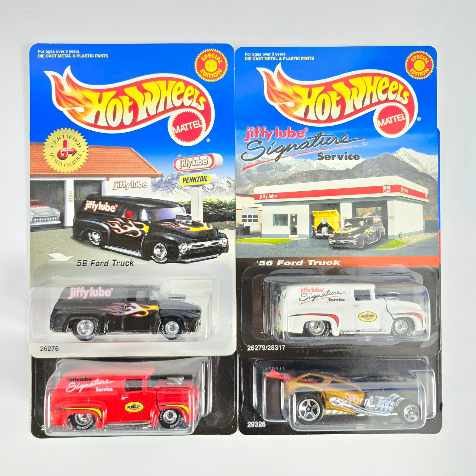 Hot Wheels Jiffy Lube promotional premium cars (1 of 13)
