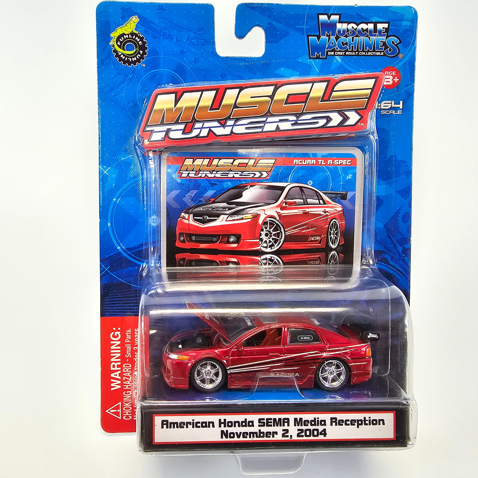 Muscle Machines Tuner SEMA Honda 2004: Muscle Machines Tuner SEMA Honda 2004 Card: excellent with no issues of note Blister/Bubble: clear, crack free and firmly attached to the card Item: unopened, no notable damage or wear, looks new