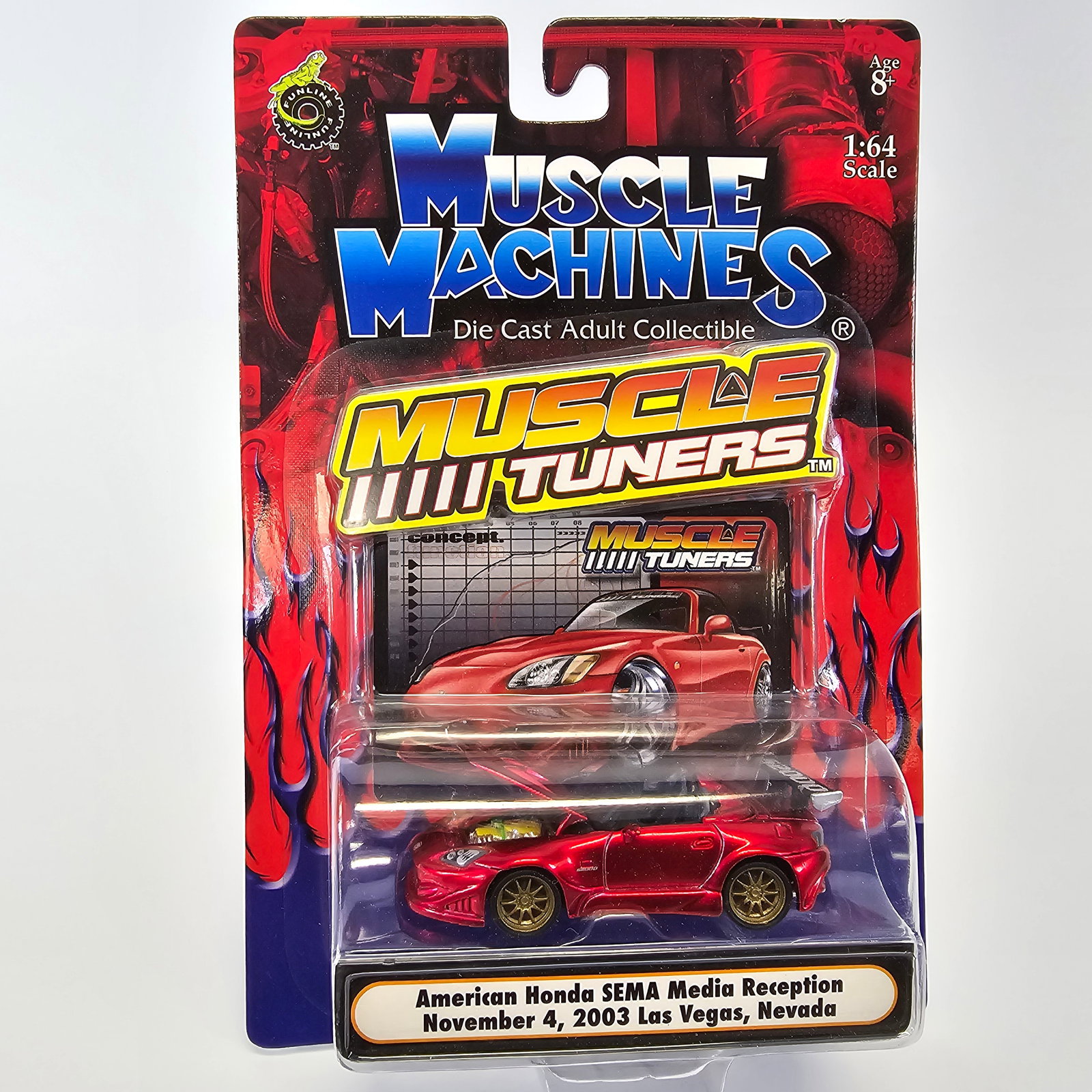 Muscle Machines Tuners SEMA Honda 2003: Muscle Machines Tuners SEMA Honda 2003 Card: excellent with no issues of note Blister/Bubble: clear, crack free and firmly attached to the card Item: unopened, no notable damage or wear, looks new