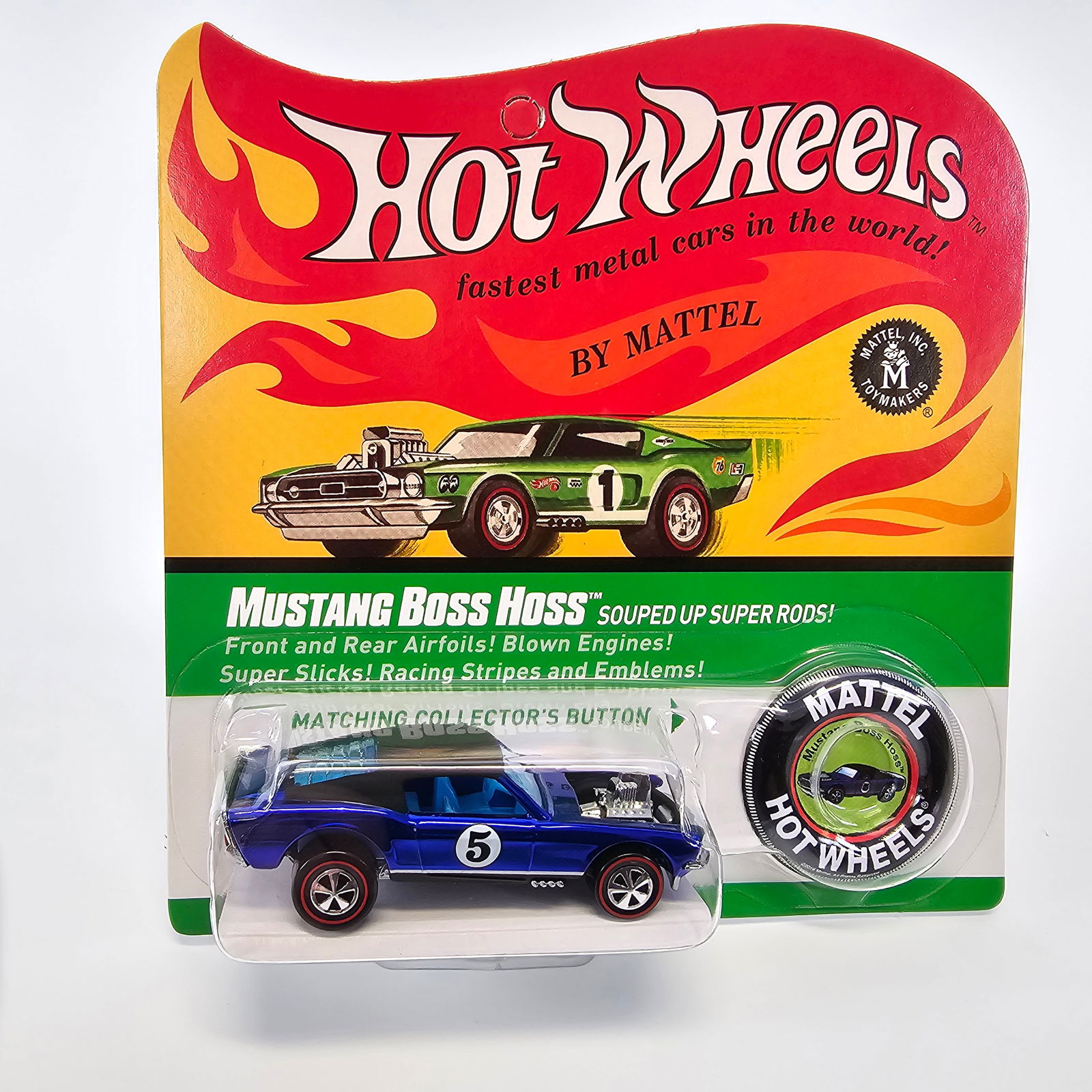 Hot Wheels RLC Mustang Boss Hoss: Hot Wheels RLC Mustang Boss Hoss Card: Excellent with no issues of note Blister/Bubble: clear, crack free and firmly attached to the card Item: unopened, no notable damage or wear, looks new, Limited