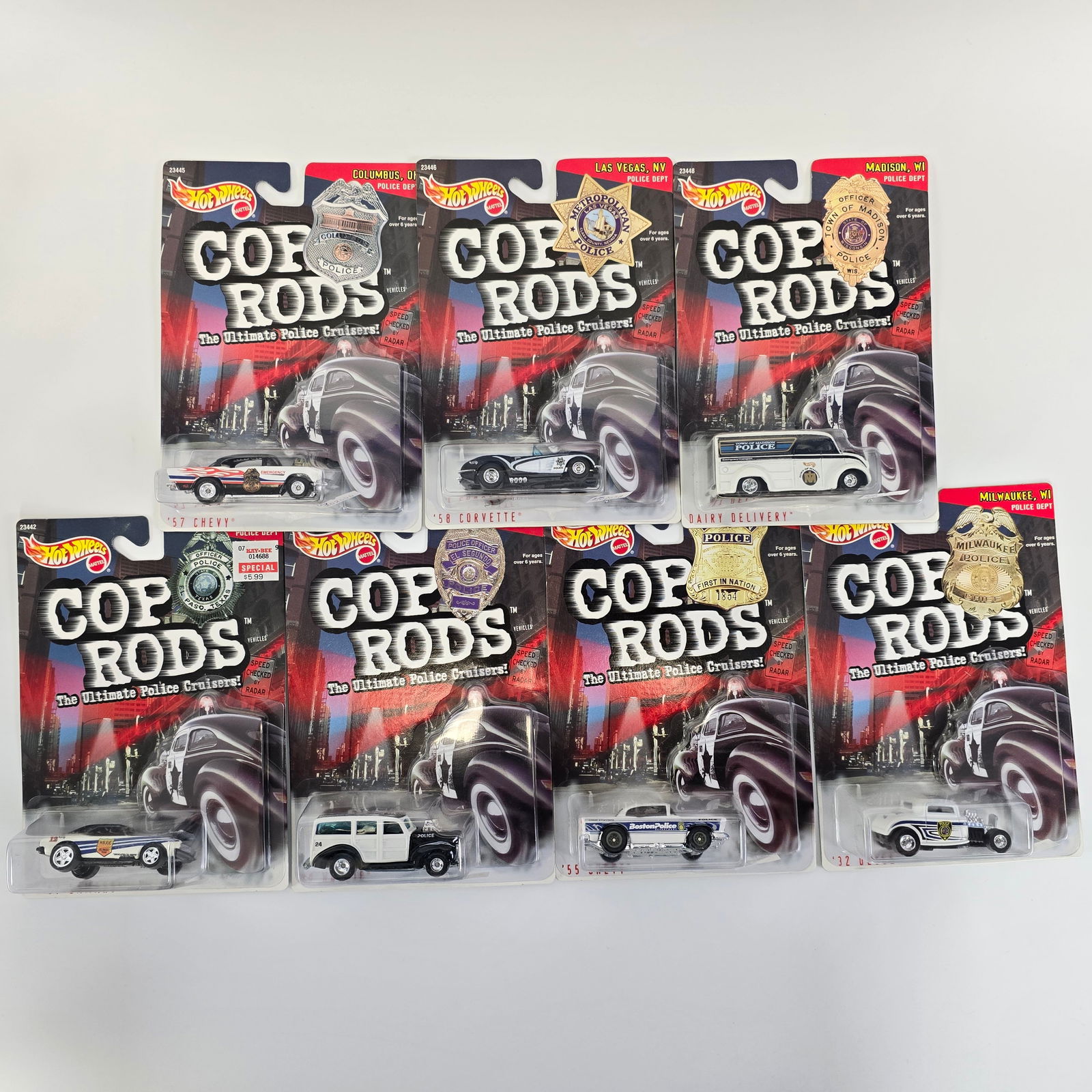 Hot Wheels Cop Rods series 1 lot (1 of 10)