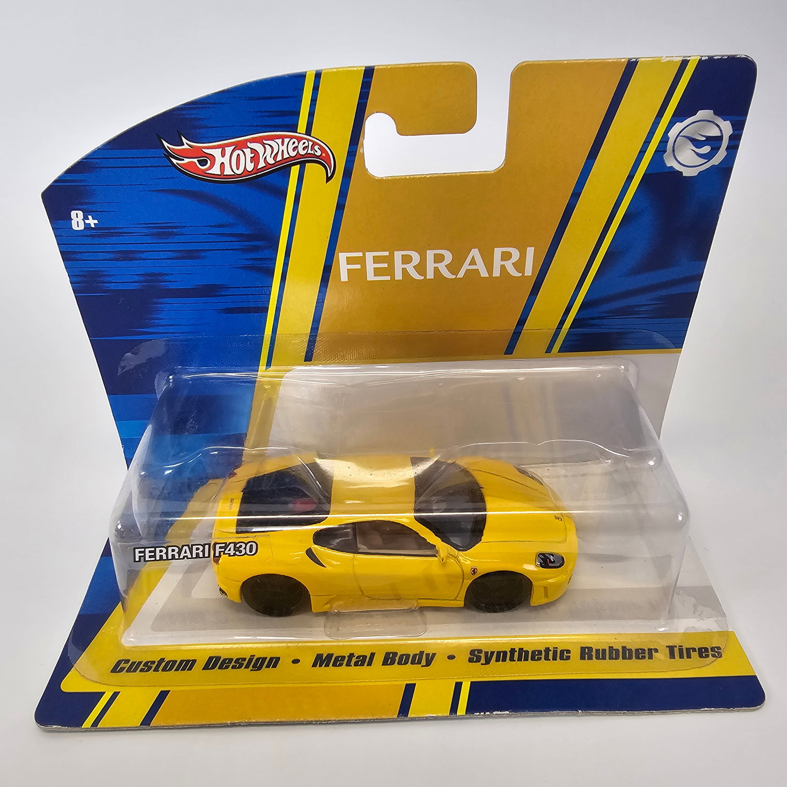 Hot Wheels Ferrari Mid-Scale Treasure Hunt: Hot Wheels Ferrari f430 mid-scale Treasure Hunt Card: very good has edge and corner wear in spots as seen in the photos Blister/Bubble: clear, crack free and firmly attached to the cards Item: unopene
