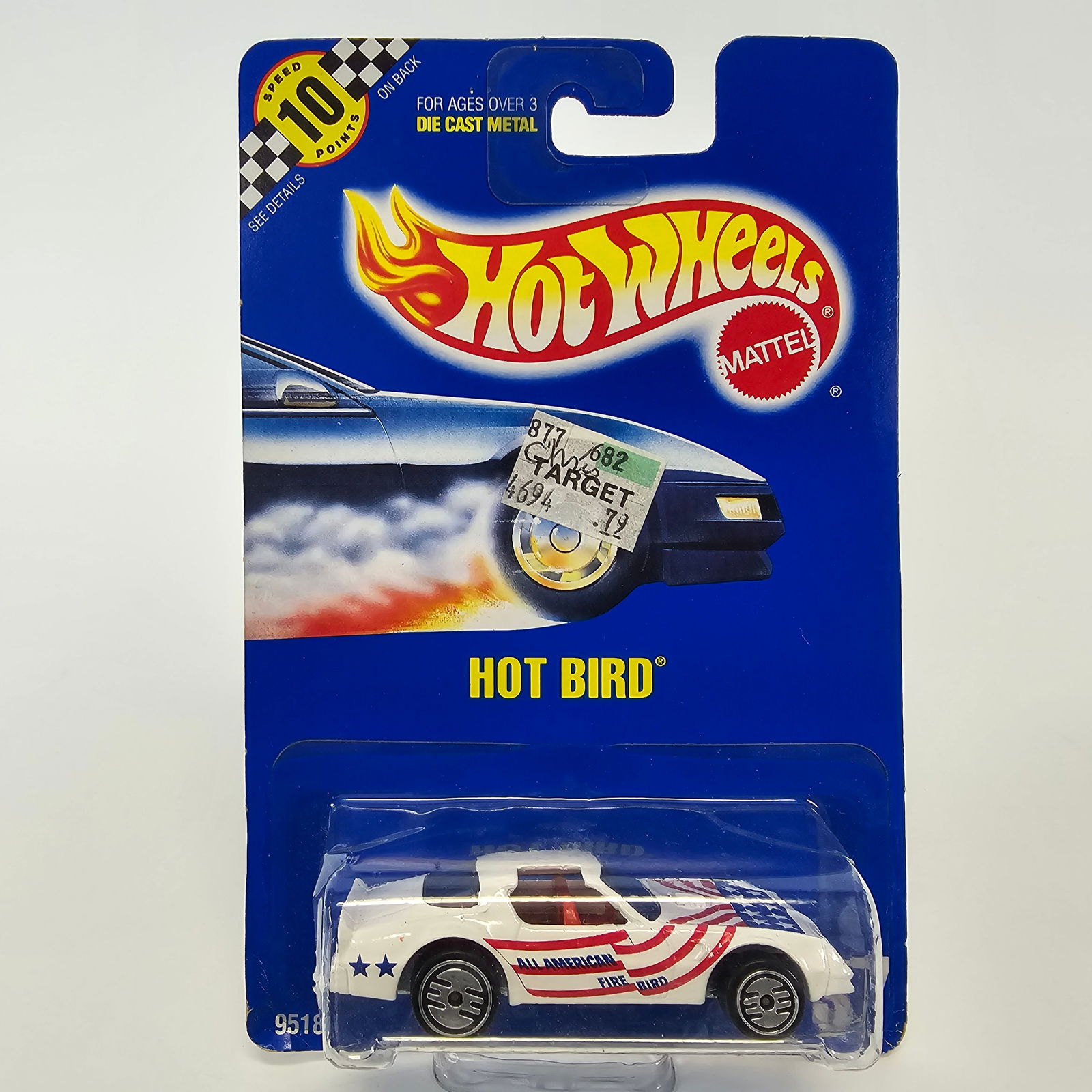Hot Wheels Hot Bird Numbered Blue Card (1 of 6)