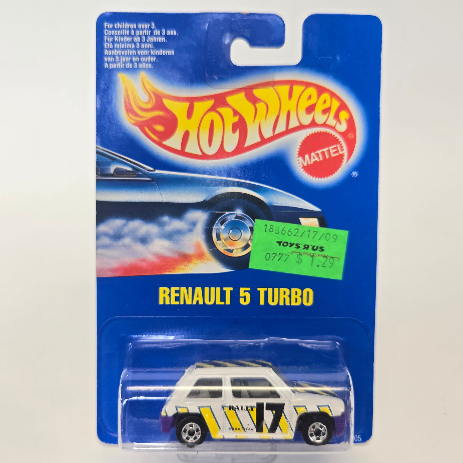 Hot Wheels Renault 5 Turbo Blue Card Blackwall: Hot Wheels Blackwall International Card Renault 5 Turbo Card: excellent with no issues of note Blister/Bubble: looks to be clear, crack free and firmly attached to the card Item: unopened,