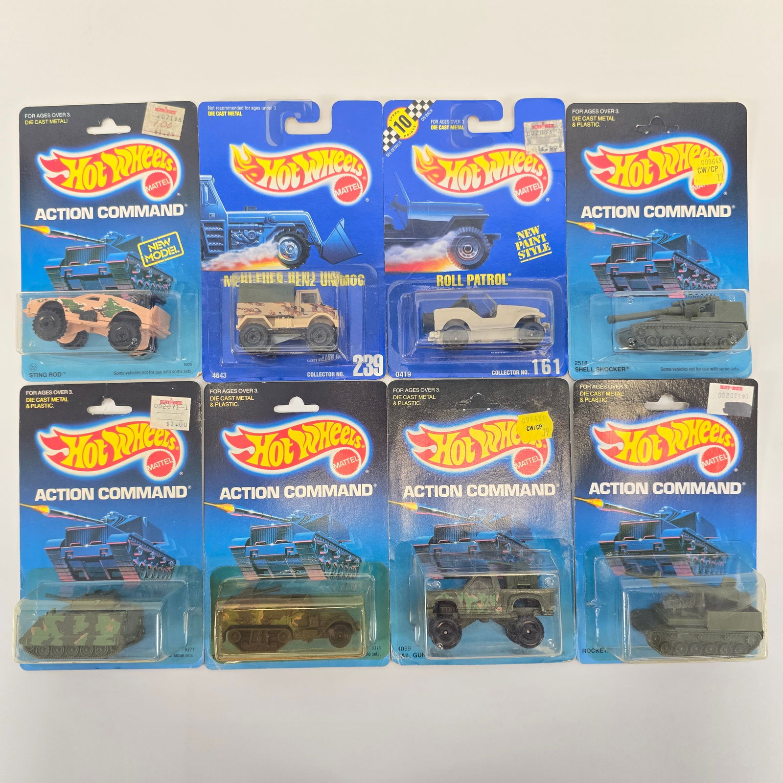 Hot Wheels Action Command Lot of 8 (1 of 20)