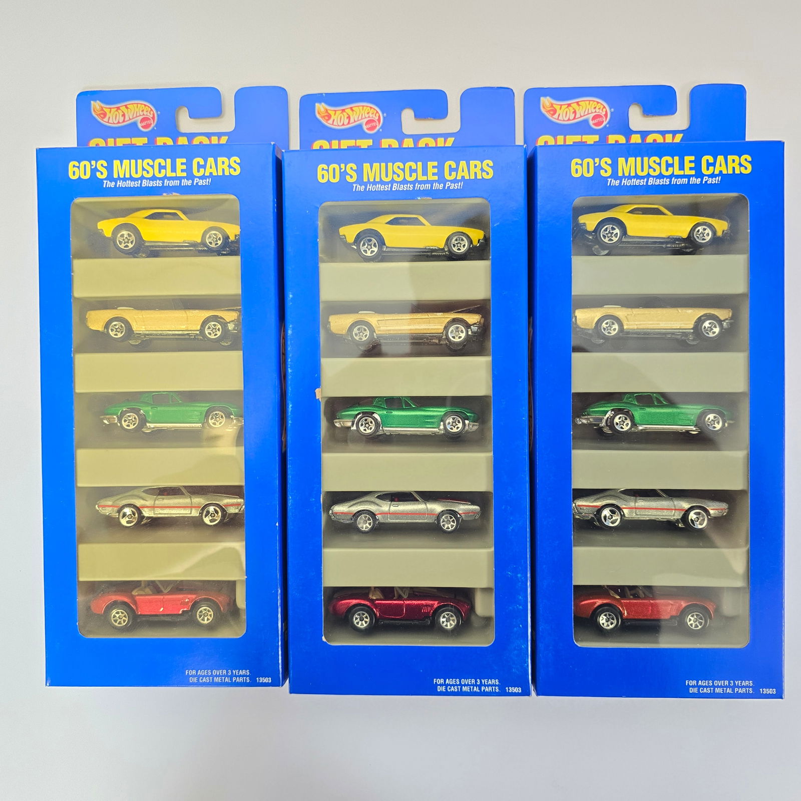 Hot Wheels 60s Muscle Cars 5-Pack Lot of 3 (1 of 7)