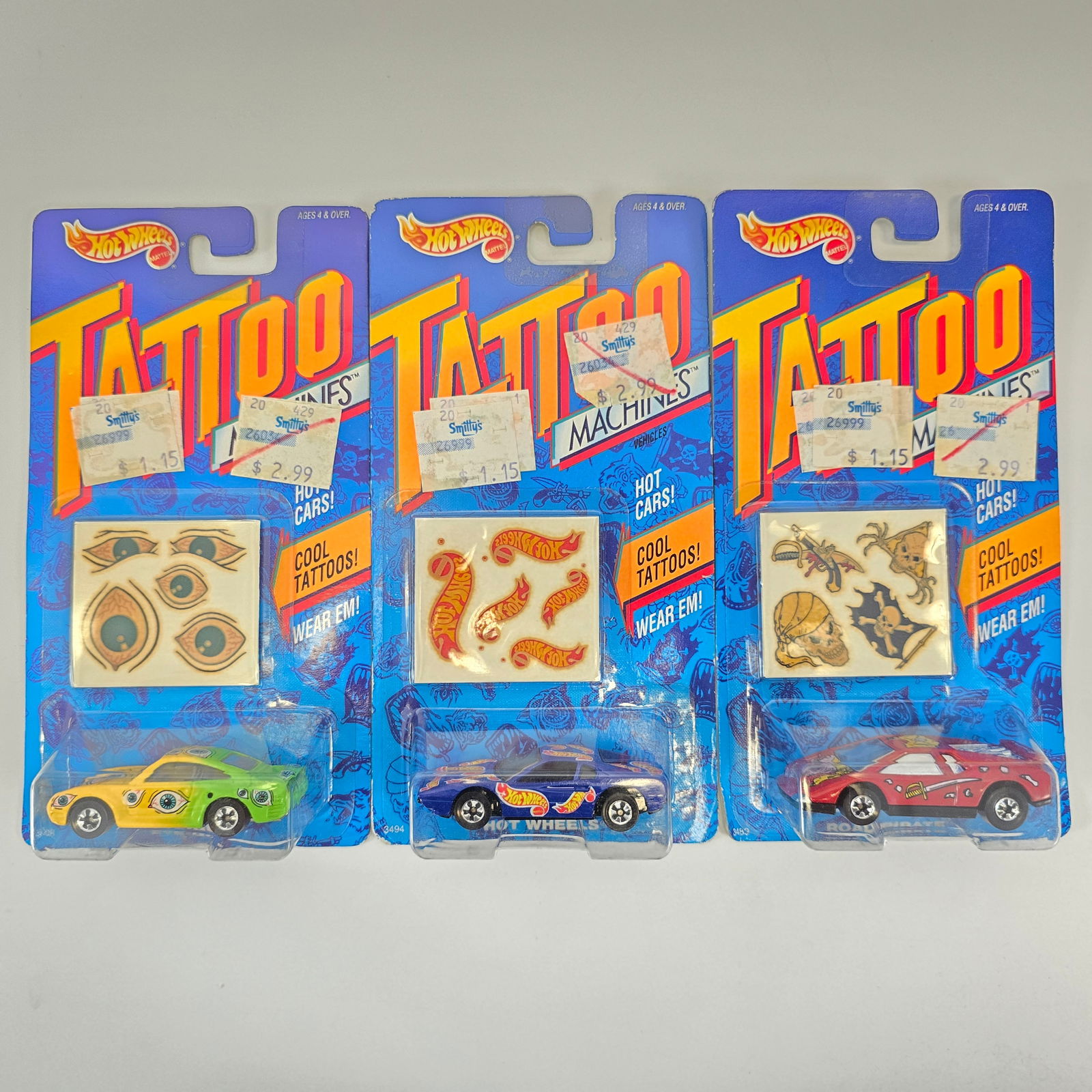 Hot Wheels Tattoo Machines Lot of 3 (1 of 6)