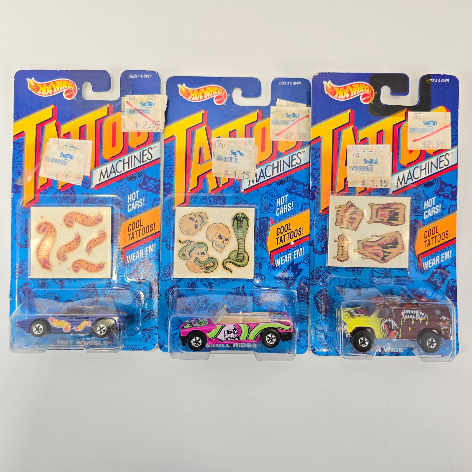 Hot Wheels Tattoo Machines Lot of 3 (1 of 6)