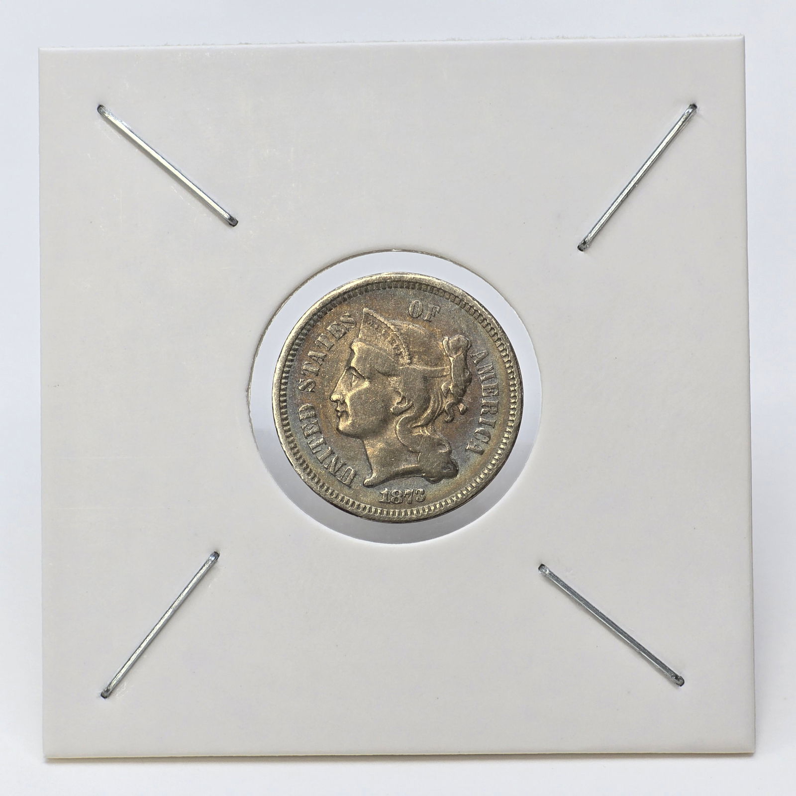 1873 3 cent "Nickel" Doubling (1 of 11)