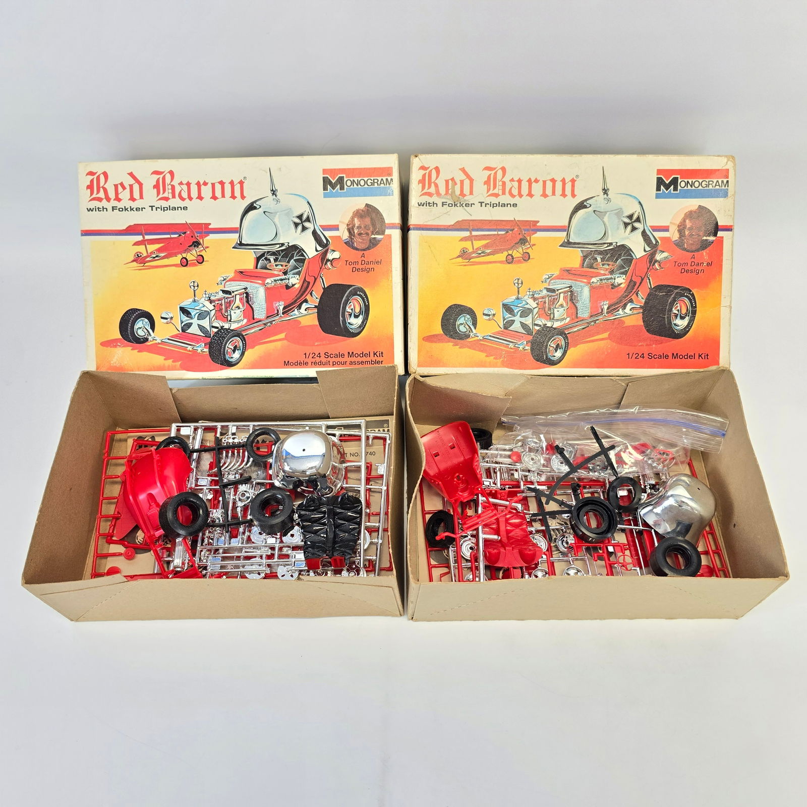 Red Baron Model Car Kit Lot of (2) (1 of 5)