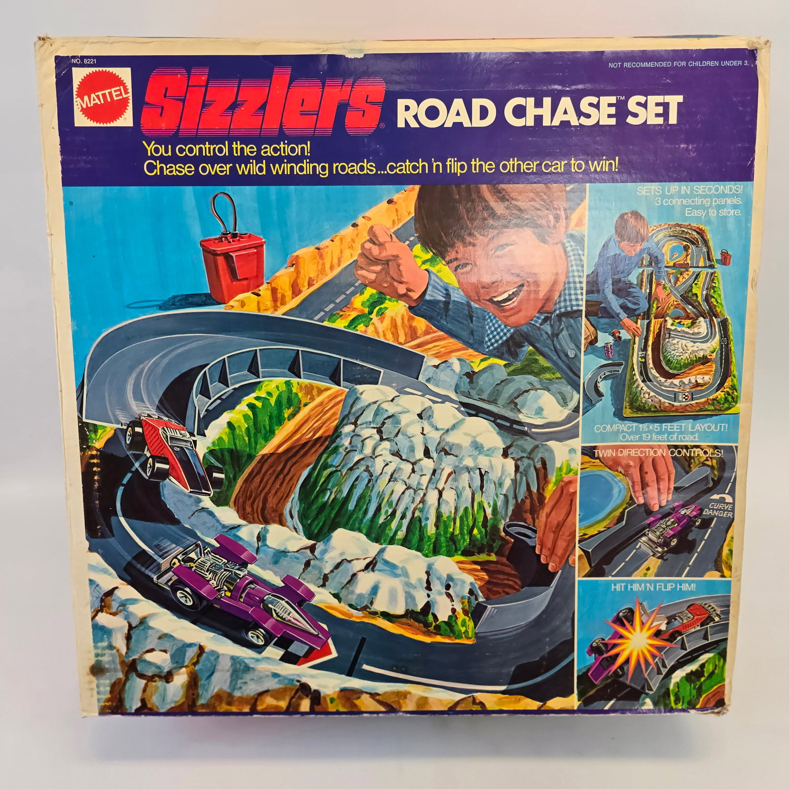 Sizzlers Road Chase Set: Sizzlers Road Chase Set Includes the 3 Road pieces only, no other parts or accessories included, all appear to be solid with no major issues Box looks good, does have some minor damage as seen on one 