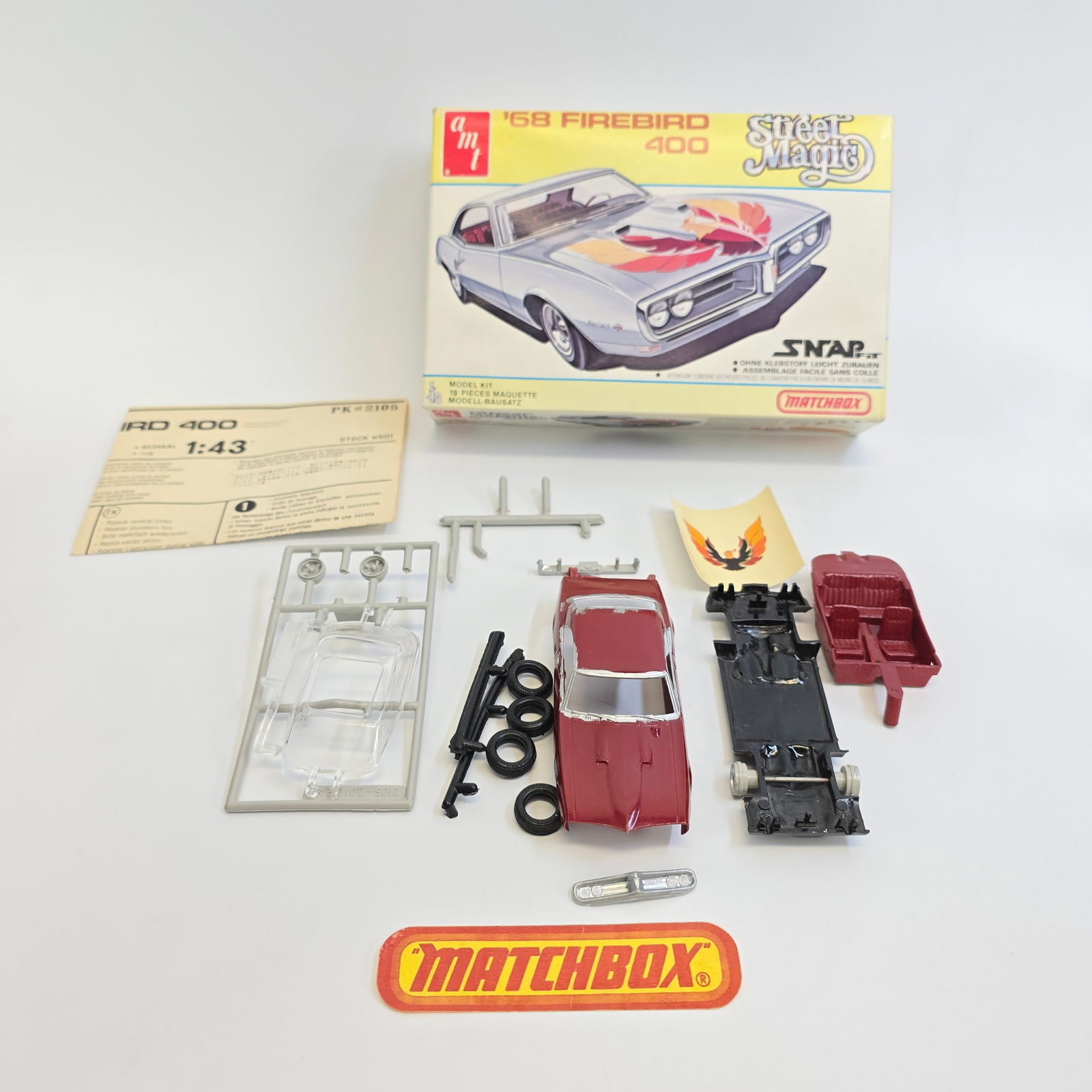 AMT and Matchbox '68 Firebird Model (1 of 12)
