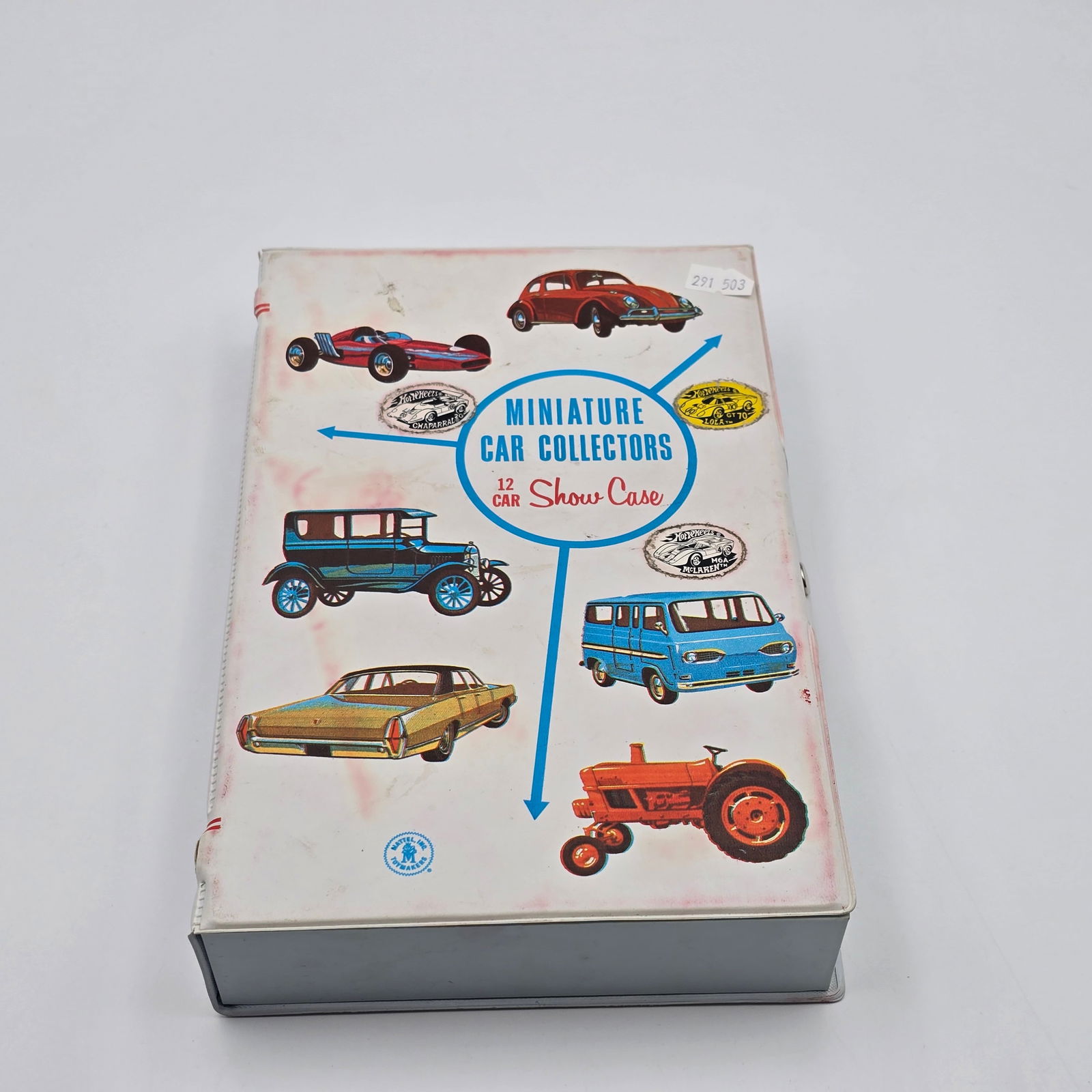 Mattel Case w/Cars: Vintage Mattel Miniature Car Collectors Case w/Cars Includes 12 cars. Cars are all in various condition from good to possible parts cars. 
