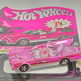 Hot Wheels pink Party car Batmobile