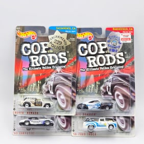 Hot Wheels Cop Rods Lot