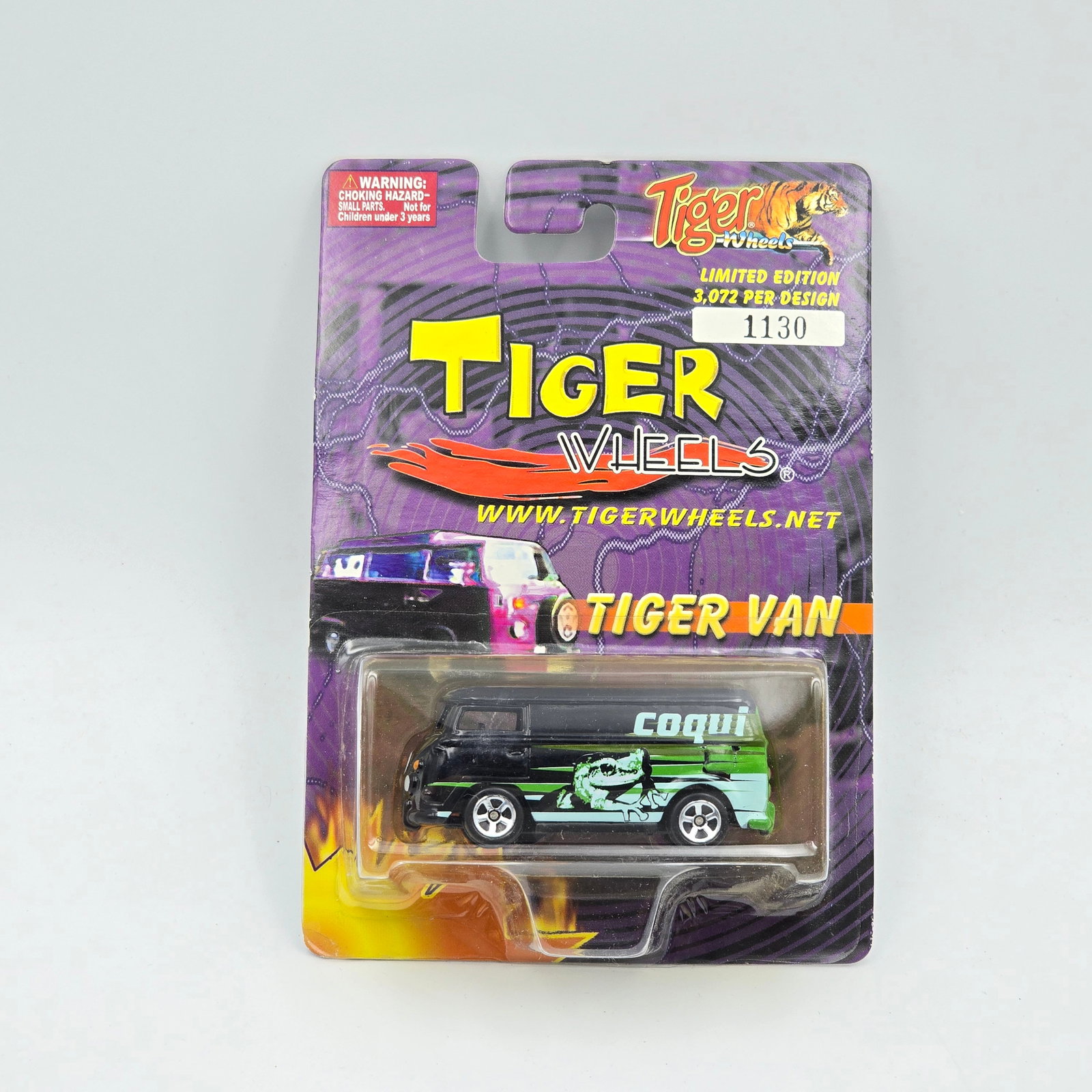 Tiger Wheels VW Bus: Tiger Wheels, Tiger Van VW Bus, Puerto Rico Limited Edition #1130/3072 Car- appears new in blister Blister- clear and firmly attached to card Card- little to no wear, overall good condition