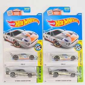 Hot Wheels Zamac GT40 & Charger Daytona Lot
