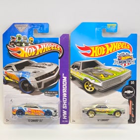 Hot Wheels Zamac Camaro Pair