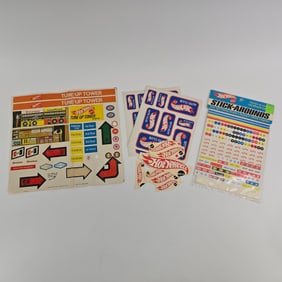 Hot Wheels Redline sticker sheets