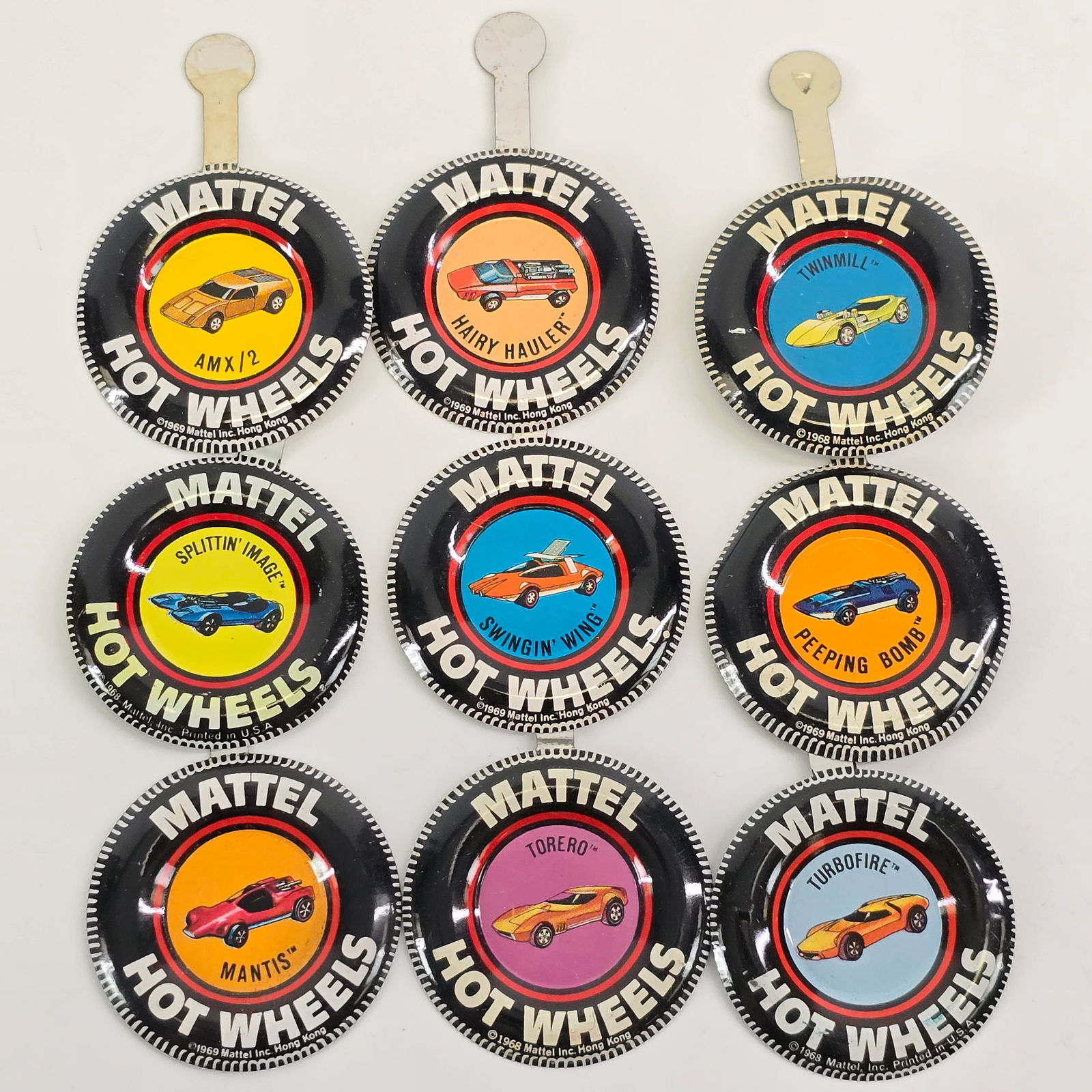 Hot Wheels Redline buttons (1 of 6)