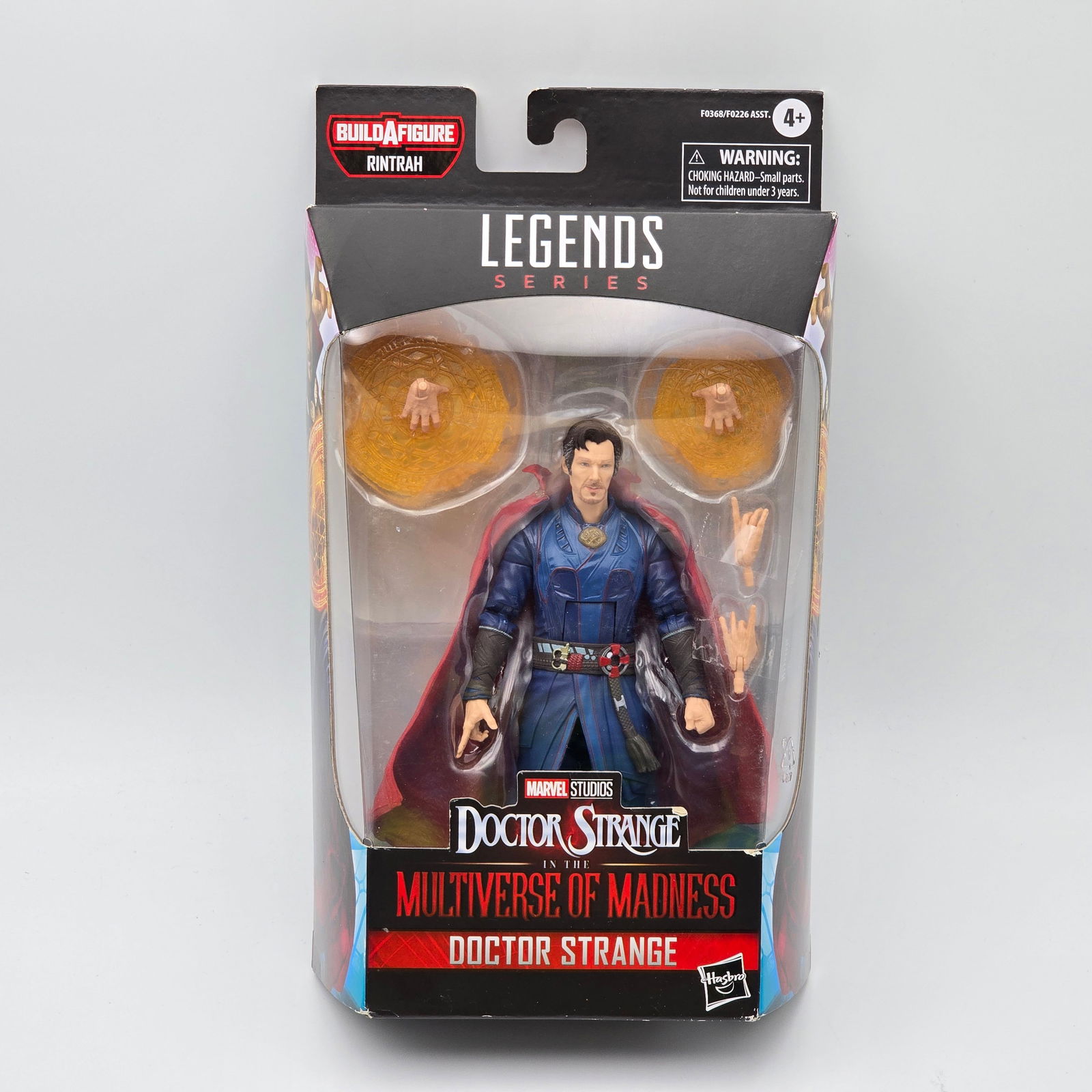 Marvel Legends Dr. Strange: 2022 Marvel Legends Hasbro Multiverse of Madness Build A Figure Rintrah/ DOCTOR STRANGE 6" Figure New in package Light wear to edges & corners visible