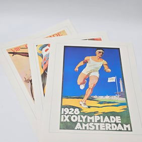 1920s Olympic Print Lot